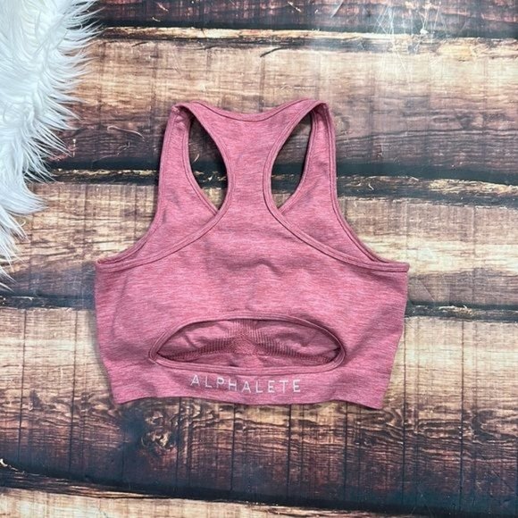 Alphalete Intimates & Sleepwear Alphalete Sports Bra Open Back Red